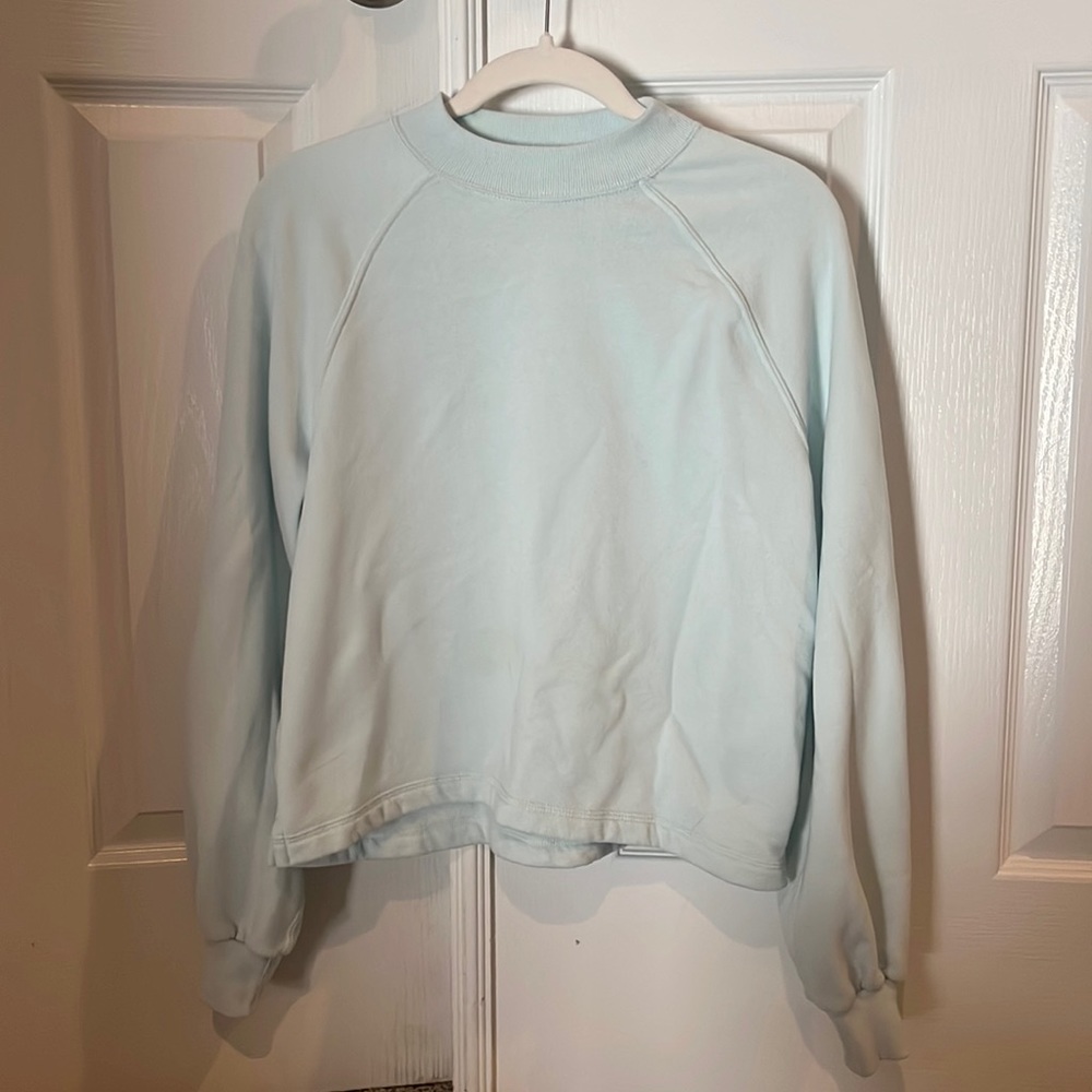 Abercrombie Mint Mockneck Crewneck (size SMALL)
